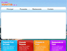 Tablet Screenshot of pousadasvilavelha.com.br